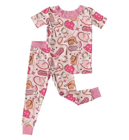 Pretty In Pink | Two Piece Short Sleeve Pajama Set